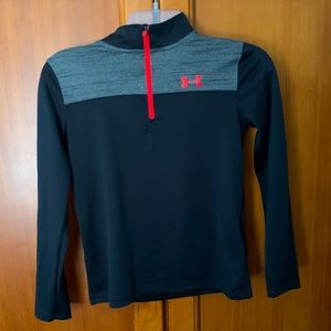 Boys under armour quarter zip shirt